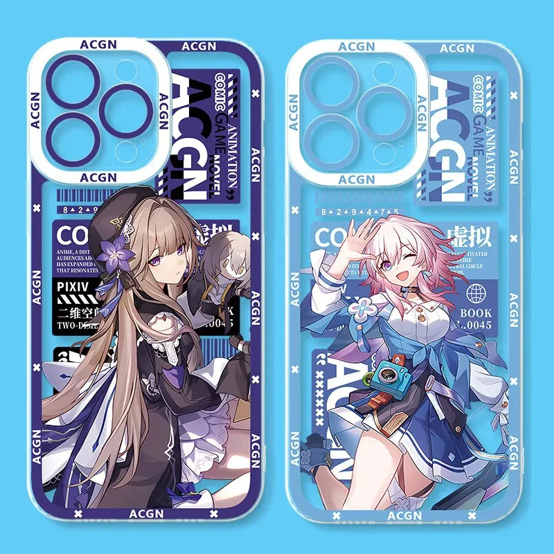 Honkai Star Rail-Themed Protective Phone Case