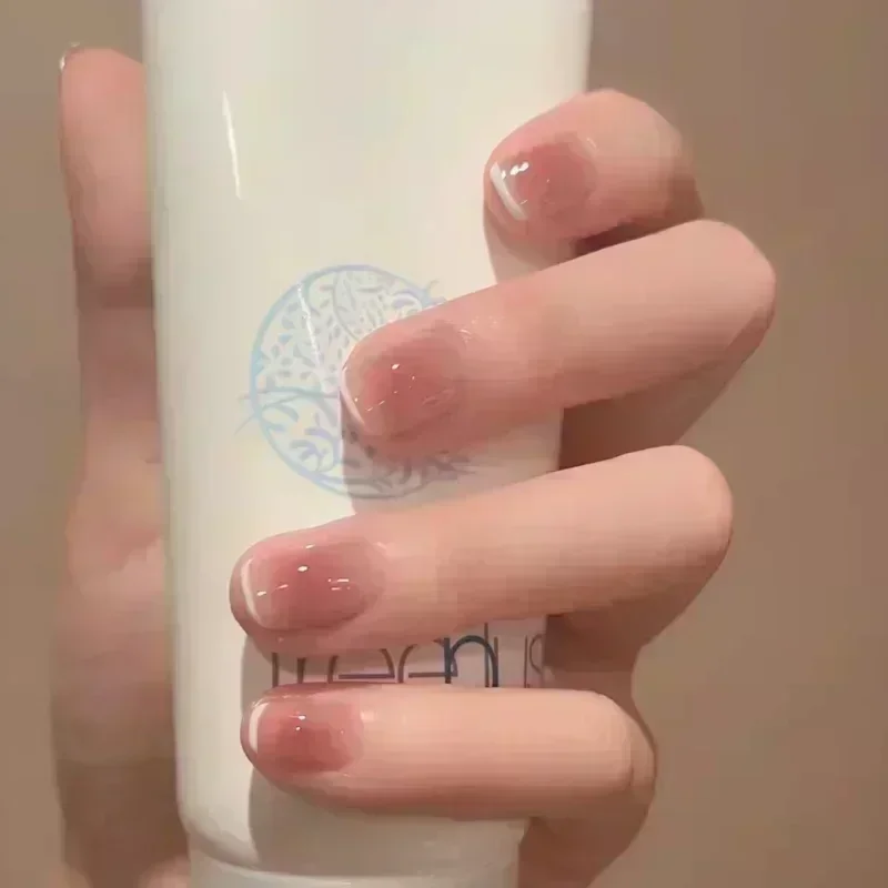 Fake Nails 24Pcs Ballerina with Jelly Glue