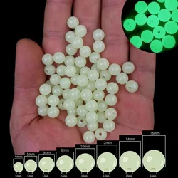 Luminous Glow Fishing Beads - 100pcs Pack | Stopper & Sinking Tool (6mm)