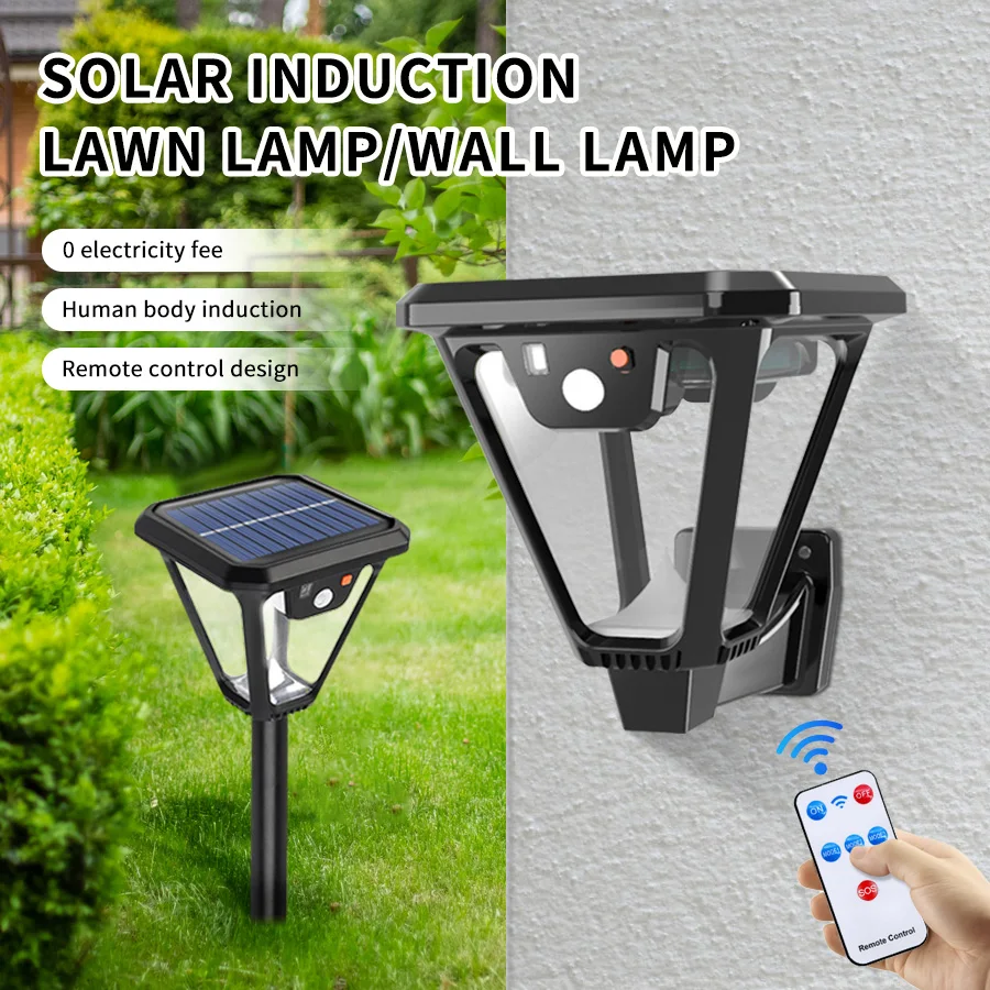 100 LED Retro Outdoor Solar Lights Remote Control Ground Insertion