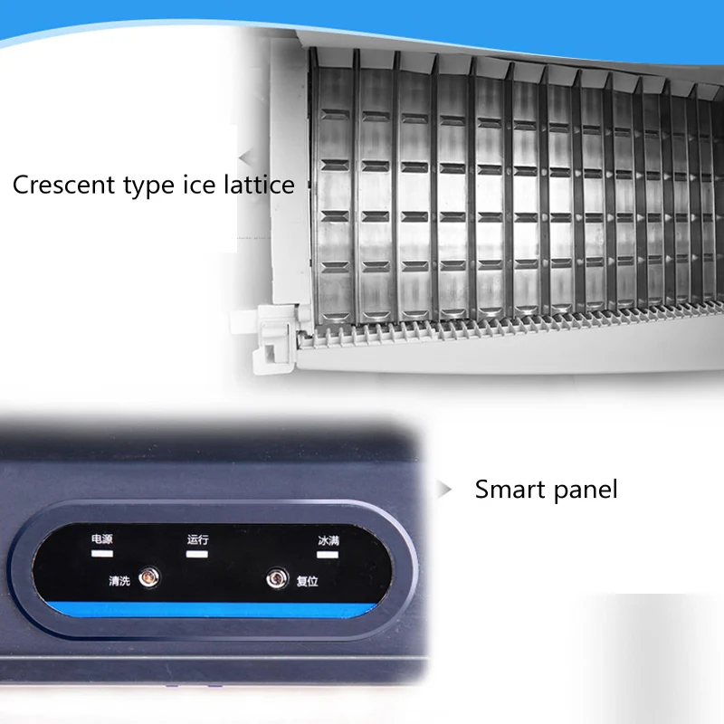 Quick Ice Production 180kg Air Cooled Automatic Hotel Ice Maker Crescent Machine