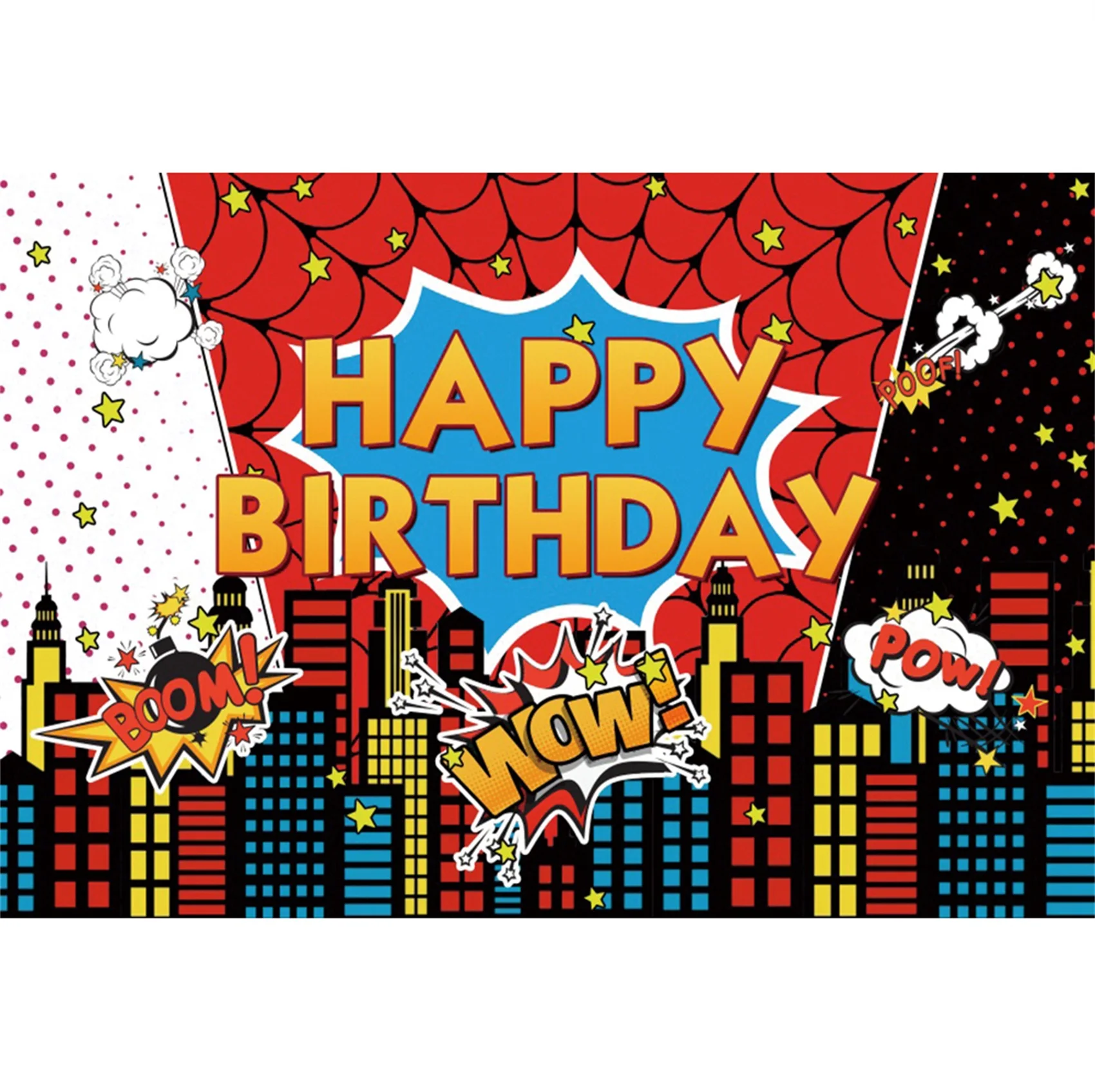 סופר גיבור עיר גיבורי ילדים תינוקות בנים יום הולדת מסיבת רקע תמונה שולחן עוגה קישוט דגל רקע צילום