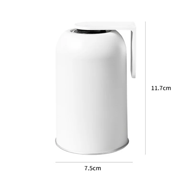 Magnetischer Trinkbecher aus Edelstahl 304 zur Wandmontage, belüftet, mit umgekehrter Aufhängung, Mundspülbecherhalter_voghion.com