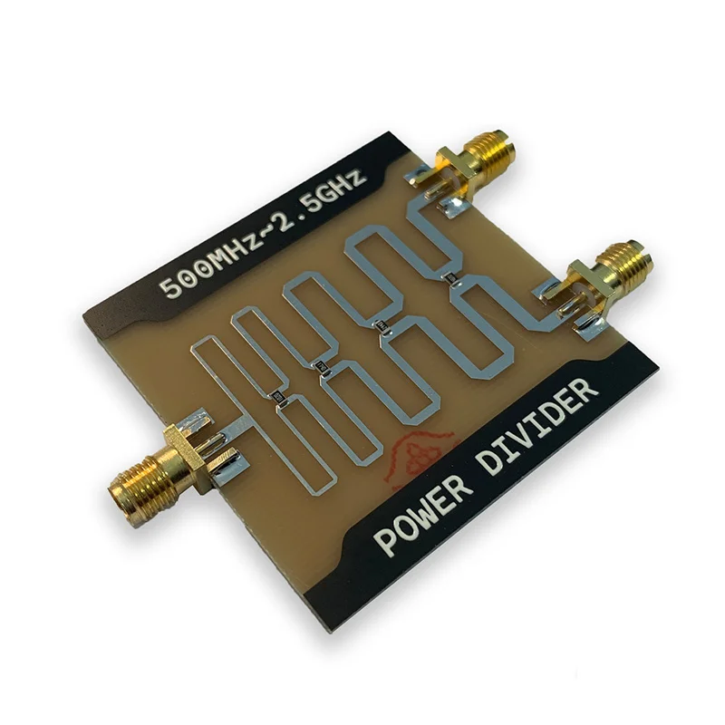 TZT 1 Input 2 Way Output 500-2500MHz Wilkinson Power Divider Splitter Combiner Board electronic component ic chip