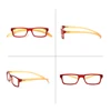 TUREZING Rectangular Reading Glasses for Women Soft Temples Hanging Neck Design Comfortable HD Clear Lens Prescription Eyewear 3