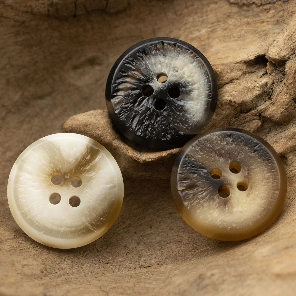 

10pcs New Autumn Winter Buttons For Luxury Clothing SOJO Original Marble Texture Irregular Surface Sewing Accessories