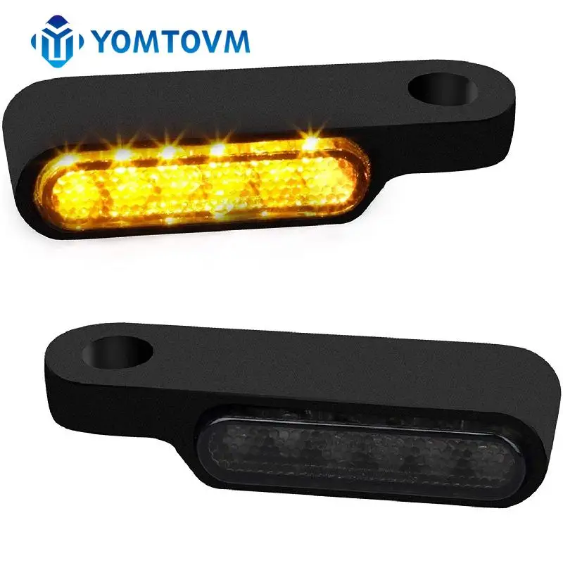 Mini clignotant LED Vision Set noir teinté avant arrière 12V M8 moto, Clignotants, Eclairage et Clignotants, Universel, Pièces Scooter, Moto,  Maxiscooter, Cyclo et Vélo