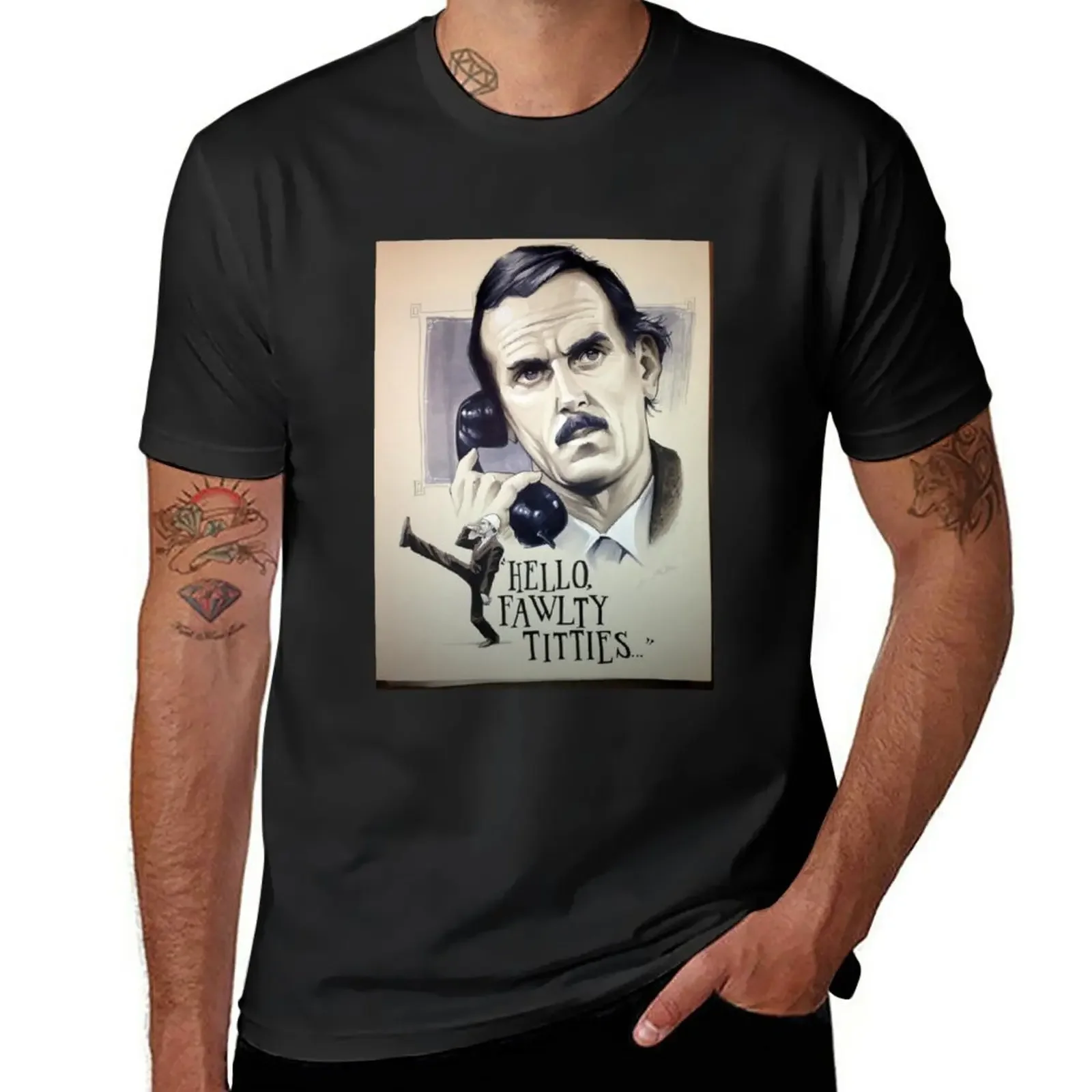 

fawlty towers T-Shirt graphics anime quick-drying fitted t shirts for men
