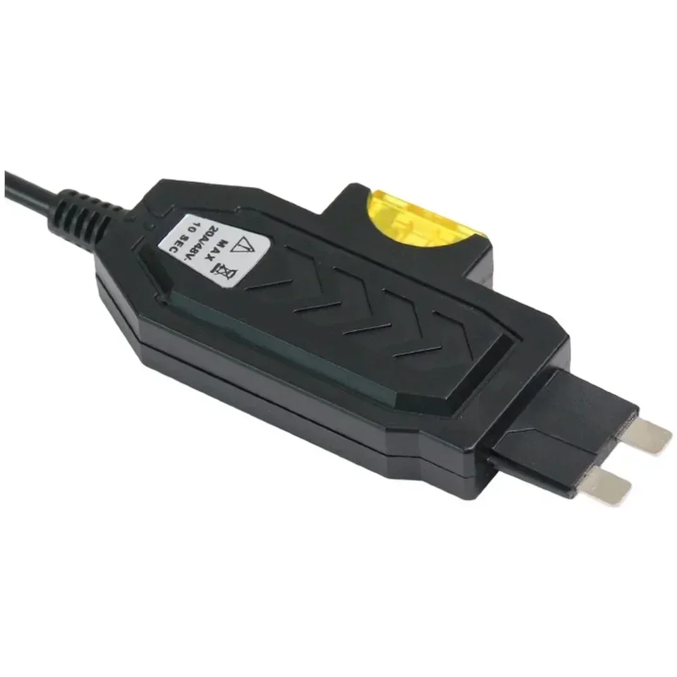 Tester Circuito Auto 12V CNBJ-611 – Display LCD Retroilluminato, Faro LED, Misura 0,01-19,99 A Per Fusibili Standard