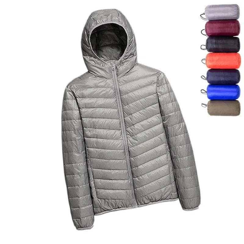 

Autumn and Winter Warmth 90 White Duck Down Ultra Light Jacket Men's Classic Basic Men's Down Jacket Jacket Portable Jacket2023