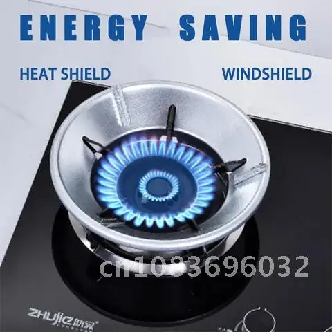 

Bracket Windproof Kitchen Accessories Energy Saving Cover Disk Non Slip Gather Fire For LPG Cooking Gas Stove