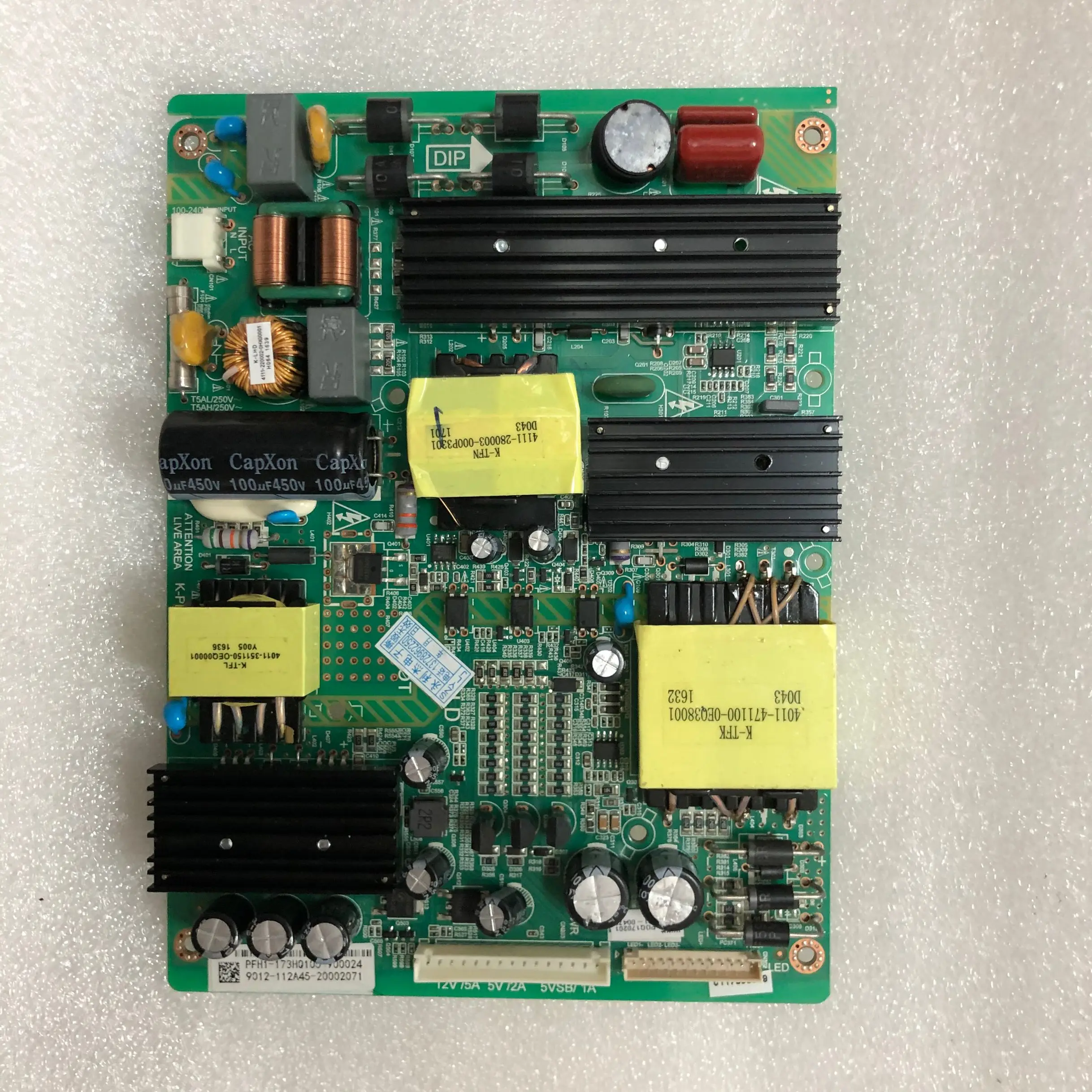 65PUF6051/T3 Power Board K-PL-FH1 4702-2PLFH1-A2231B01 power board