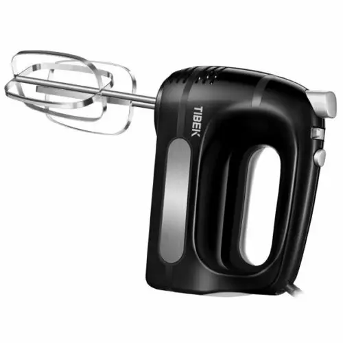 6-Speed Hand Mixer with Turbo Boost, Black