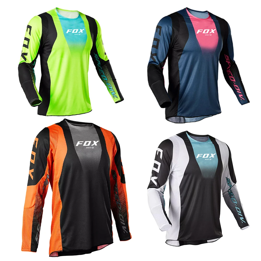 

BAT FOX Motocross Jersey Downhill Jeresy MTB T-Shirts Mountain Camiseta Enduro Bike Quick Dry Motorcycle Man Shirt