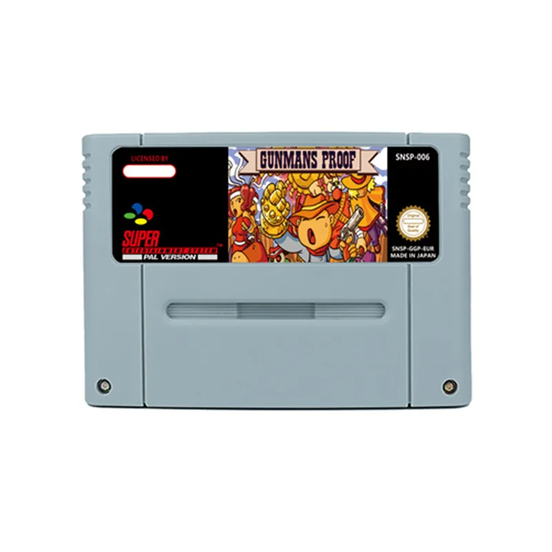 Ganpuru Gunman's Proof RPG Game for SNES 16 Bit