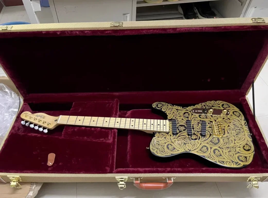 Universal Tele Electric Guitar Suitcase, Moisture-resistant, Pressure-resistant, Drop-resistant, Can Be Shipped Cases 6