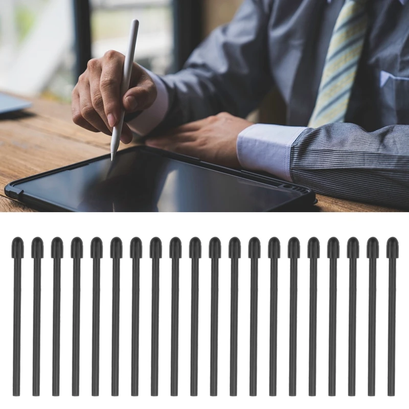 (20 Pack) Marker Pen Tips/Penpunten Voor Opmerkelijke 2 Stylus Pen Vervanging Zachte Penpunten/Tips Zwart