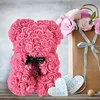 10in Rose Flower Teddy Bear with or without Box Perfect Valentines Day 5