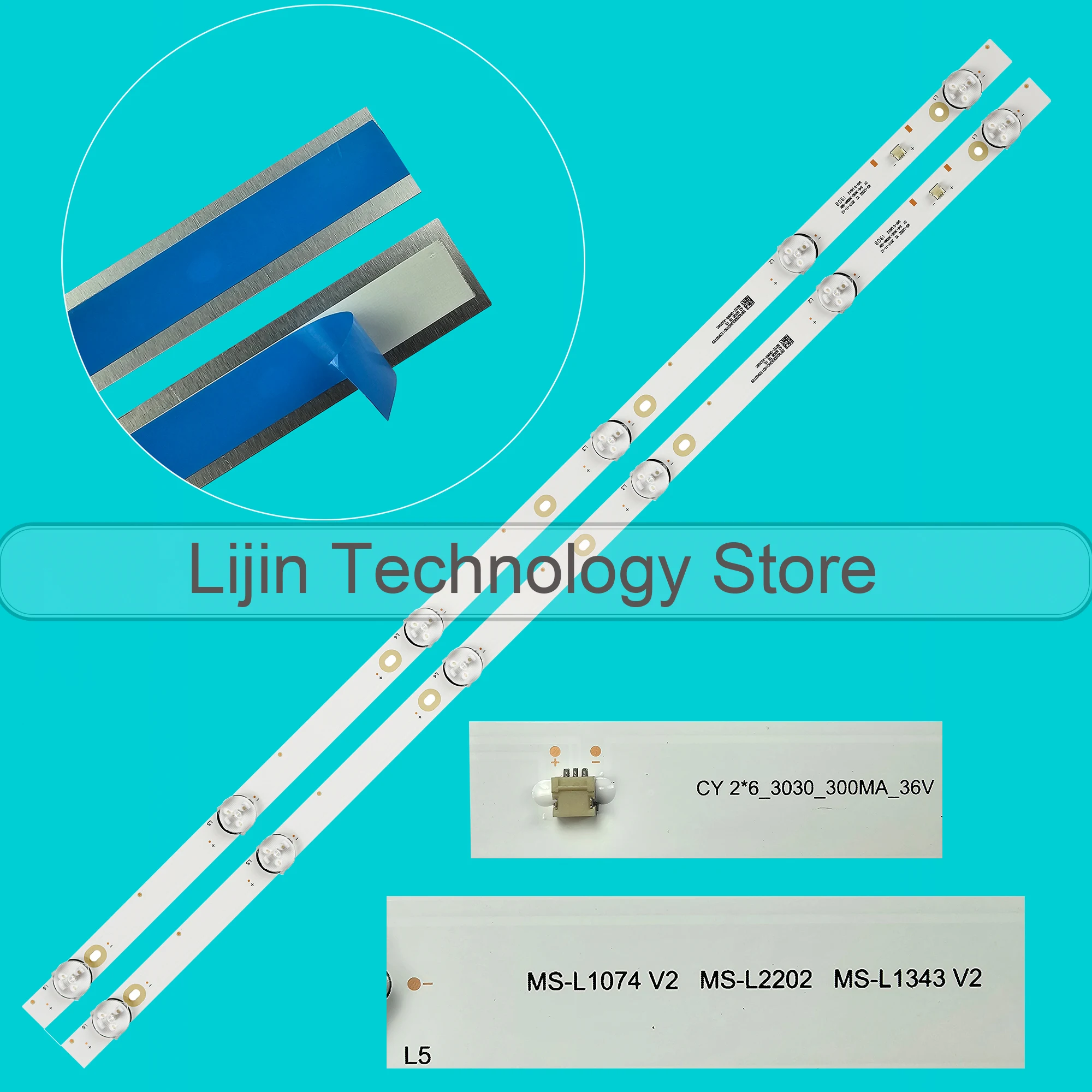 Striscia Led Per Muslim32 Les76T2 32Lea17T2G Ms-L1343 V1 V2 Jl.D32061330-081As-M Ms-L2202 V2 W32A17N-Sm Muslime348124