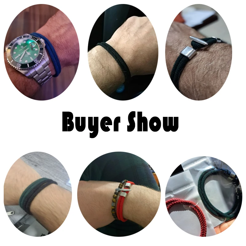 Viking Pirate Cord Bracelet for Men Outdoor Survival