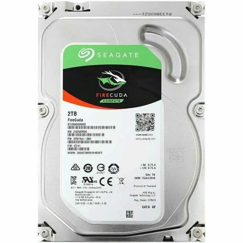 SEAGATE - SSHD 3.5インチ 2TB Seagate ST2000DX002 Amazon | ST2000DX002 ［FireCuda（2TB SSHD 3.5インチ SATA 6G