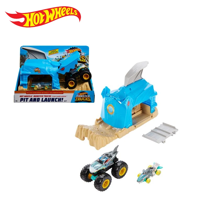 Hot Wheels Wild Big Monster Trucks, Voiture De Compétition Sur Piste,  Jouets Pour Garçons, Roue De Pied, Cadeaux Pour Enfants - Trilhos Para  Carros E Bicicletas - AliExpress