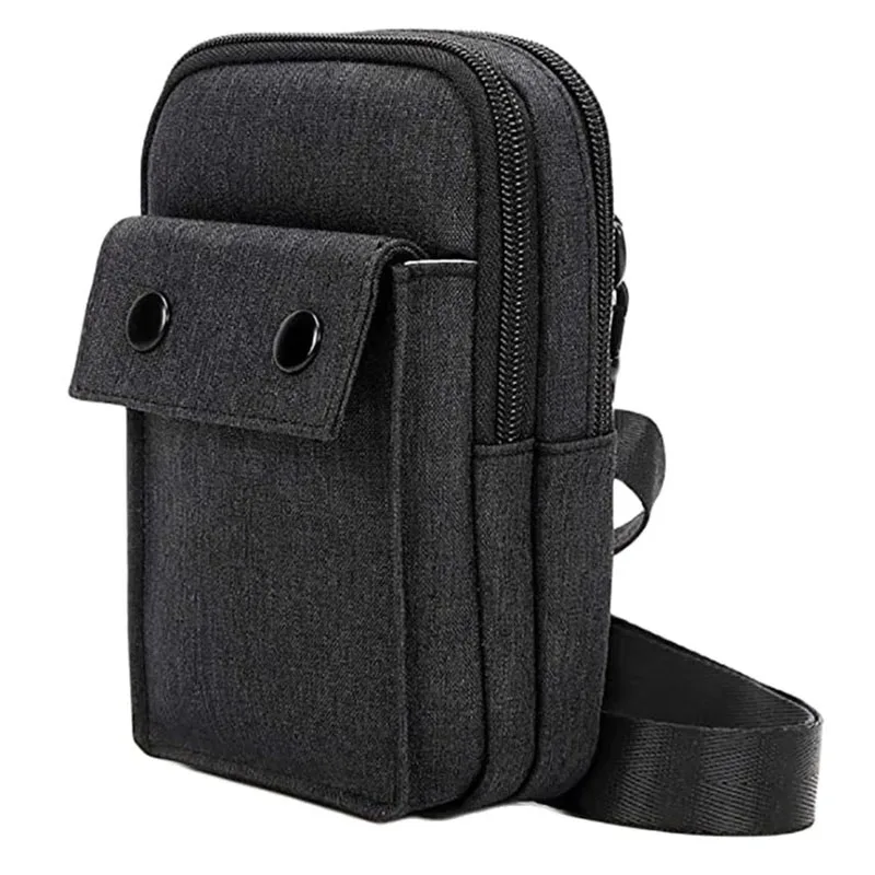 

Men Women Travel Neck Passport Pouch Holder Multifunction Shoulder Bag Hidden Hanging Wallets for Cards Money Phone Organizer