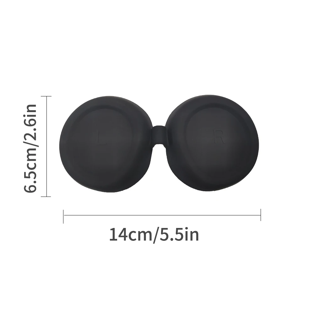 Soft VR Silicone Lens Cover Protector Dustproof scratch resistant For Meta Quest 3 VR Accessories