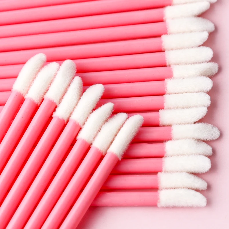 MEISHENJIE 50/1000Pcs Lip Brush Lipsticks Lipbrush Mascara Applicator Lipstick Wands Eyelashes brush Set Cosmetic Makeup Tool 5