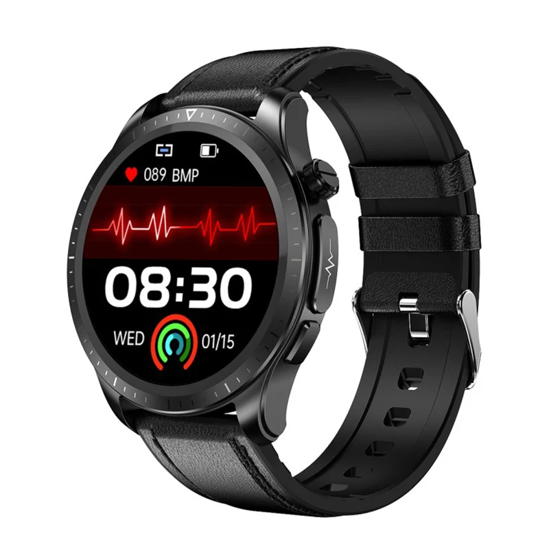 

New Blood Sugar ECG PPG Smart Watch Men Heart Rate Monitor Wristband Fitness Tracker Elderly Healthy Smartwatch for Men Glucose