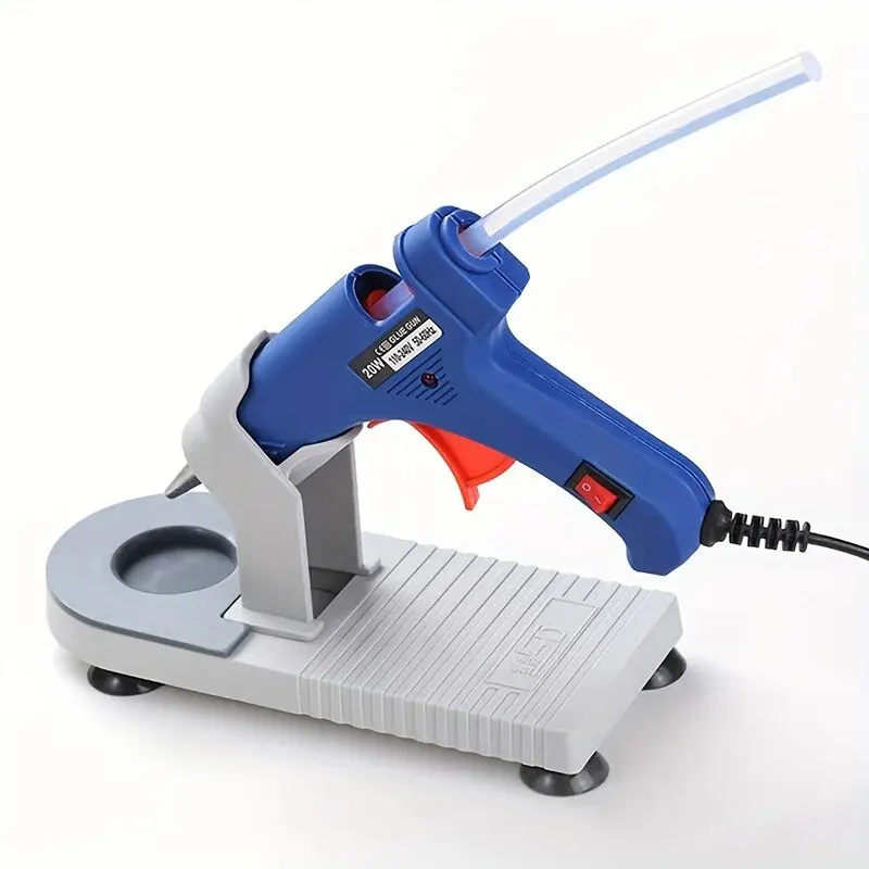 Non-Slip Glue Gun Stand & Suction Cup Holder