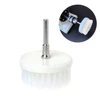 60mm White Soft Drill Powered Brush Head For Cleaning Car Carpet Bath Cleaning Of Fabric Sofa Carpet Leather Interior 6