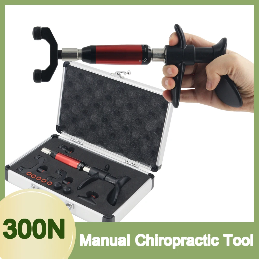 

Портативный инструмент для хиропрактика, из нержавеющей стали, 6 уровней, 4 головки, терапия тела, физический инструмент, массажный корректор