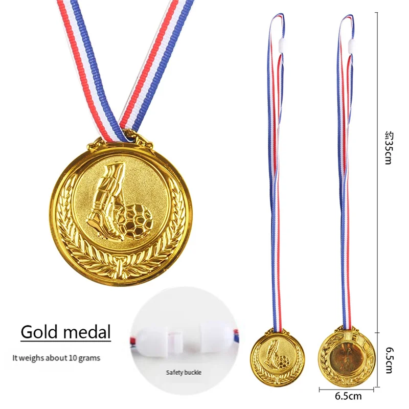 3 Medals, Gold, Silver, Bronze, Winners Medal With Ribbon 1St 2Nd 3Rd Children Metal Medal, Style Winners Medal