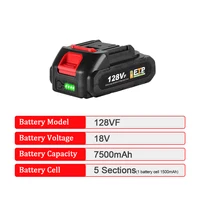 Larger Battery with Charger Lithium ion Rechargeable Replacement for Makita 18V Battery BL1850 BL1830 BL1860 Cordless Drills 2