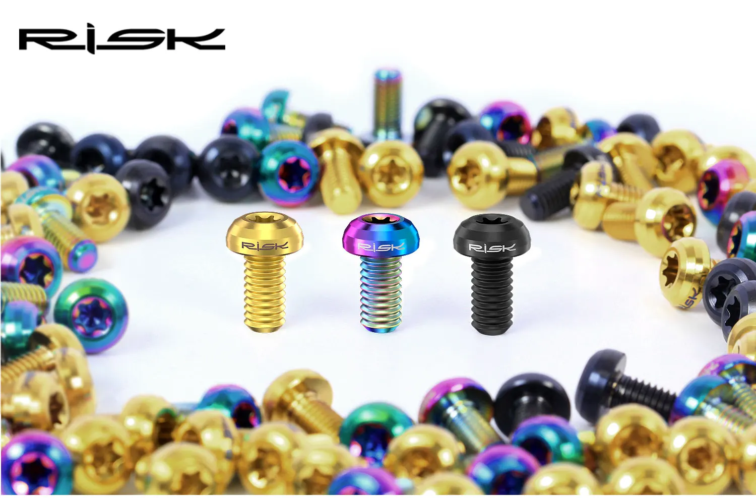 Mountain Bike T25 Disc Screw M5x10 Plum Blossom Disc Brake Fixing Screw Titanium Alloy Bicycle Brake Screws