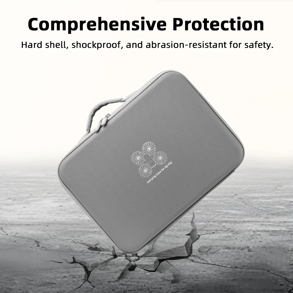 BRDRC Storage Bag for DJI Flip Drone RC 2/RC N3 Controller Portable Handbag Box Outdoor Carrying Case Accessorise Shoulder Strap drone accessories,dji case