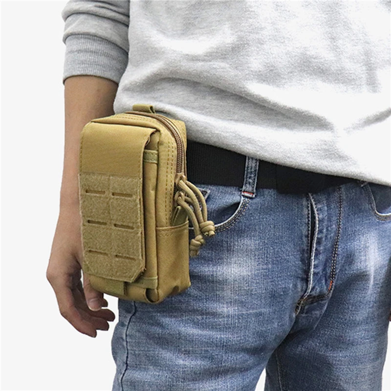 

Tactical Soft Pouch Military Waist Bag Outdoor Men Tool Bag Vest Pack Purse Cell Phone Case Hunting Compact Bags Useful