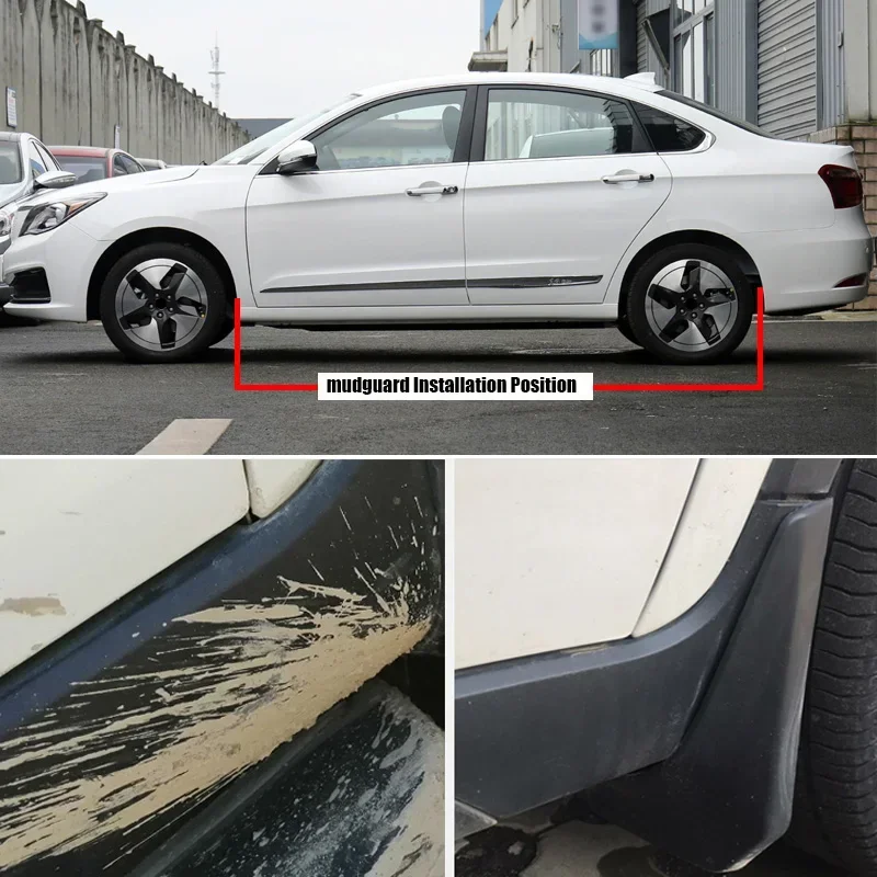 Dongfeng Aeolus E70 용 자동차 머드 가드 2018 2019 2020 2021 머드 가드 스플래시 가드 전면 리어 펜더 머드 플랩 액세서리