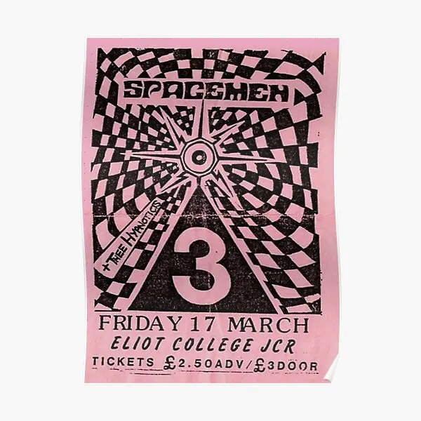 

Постер на стену с изображением концерта Spacemen 3, художественное украшение для комнаты, винтажная живопись, домашний смешной Настенный декор, современный, без рамки