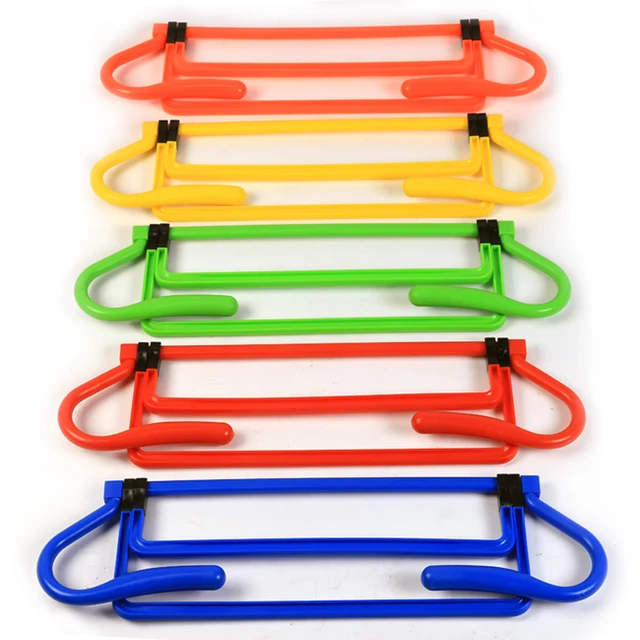 1/5 Pcs Four-speed Colourful Hurdle Racks Multi-functional Football Training Equipment Jumping Hurdles Adjustable Hurdle Racks 6