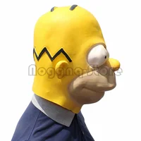 Прекрасный косплей, семейный вместе, большие глаза, рот, забавная маска на Хэллоуин, анфас, головной убор, костюм, реквизит для карнавала, вечеринки, Марди Гра — изображение 5