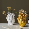 Resin Flowerpot Home Decoration Heart Shape Vaseds 1
