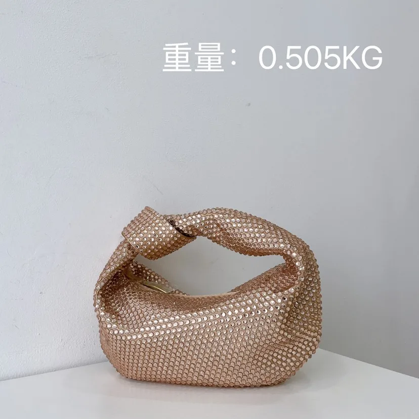 

2024 High Quality Star Same Style Rhinestone Single Shoulder Underarm Bag Fashion Handbag Trendy Bag for Women