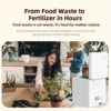 LUXFOND Indoor Home Electric Smart Kitchen Food Waste Recycler Countertop Household Composter Machine 6