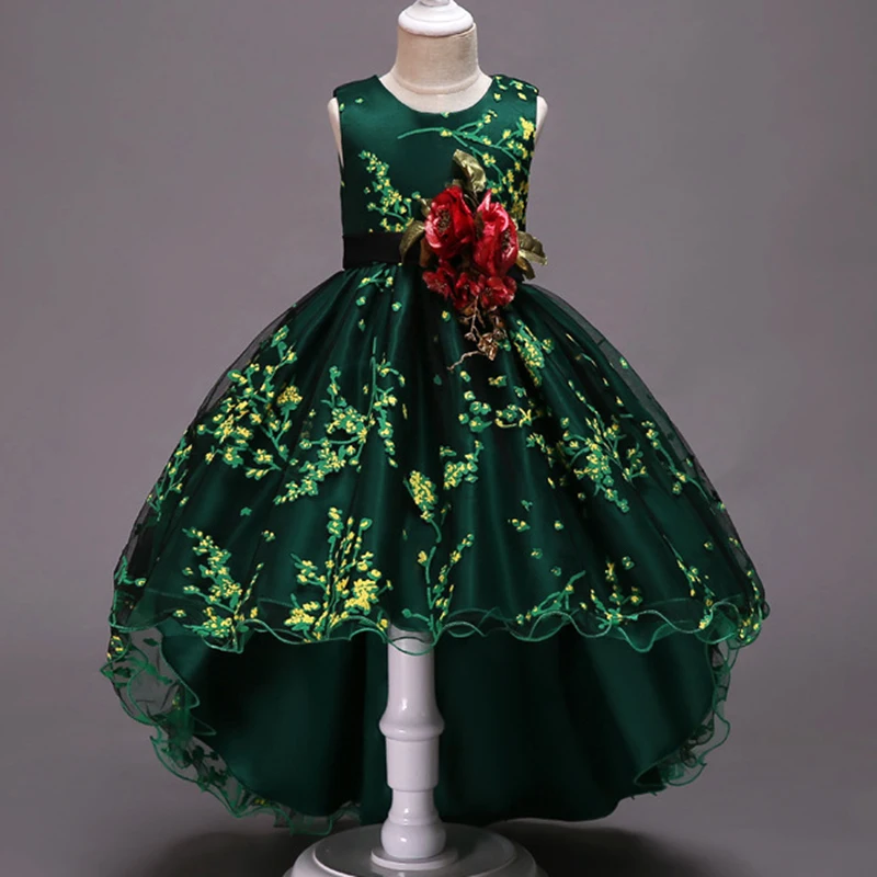 Baby Girls Flower Princess Dress Kids Party