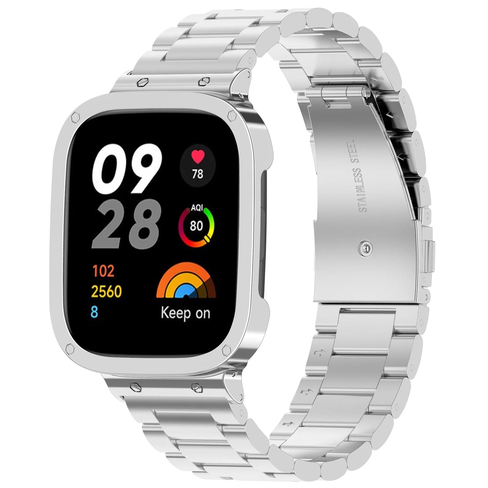 Stainless Steel Metal Strap with Protective Cover