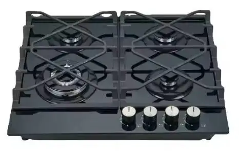 3.0 + 1.75 + 1.75 1.0KW Table 4 Burner Energy-Saving Gas Stove, Tempered Glass Gas Cooker