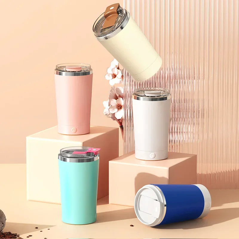 Electric 400ML Magnetic Automatic Mixing Cup USB Rechargeable Waterproof Milk Coffee Self Mixing Mug Suitable for Different Cups 6