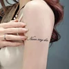 Sentence pattern, lasting 1-2 weeks waterproof, temporary tattoo stickers, realistic semi-permanent fake tattoos for the arms 3